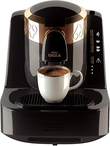 Original price 1050,once Used Okka Turkish Coffee Machine - Black  Gold, excellent Working Condition