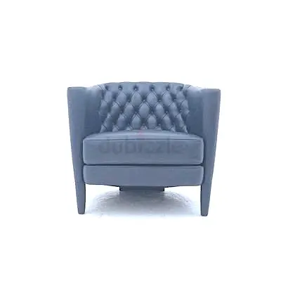 x2 Moroso Rich Cushion Capitoné Armchair leather armchairs by Antonio Citterio, 1980s design L82 P80