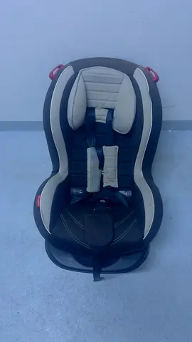 Used convertible baby car seat - black and beige