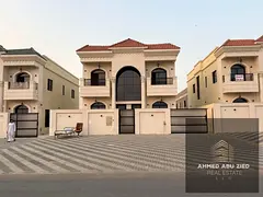 Elegant villa in Helio 2 with 5 bedrooms, two halls, majlis, maid’s room, pool, 11m setback, moder