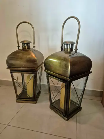 Large Brass Lantern