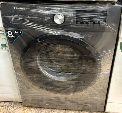 Hisense 8kg Front Load Washing Machine - A+++ Energy, Dark Grey