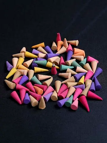 Pack of Mixed Scented Incense Cones - New