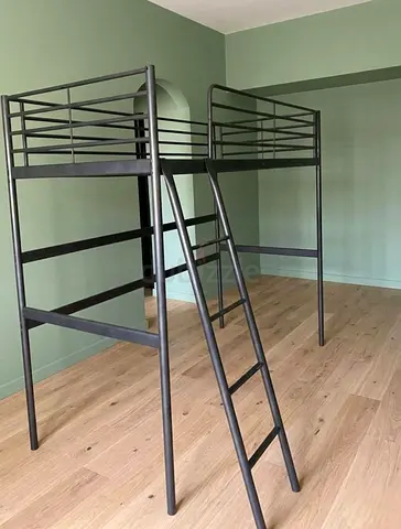 IKEA metal loft bed single size