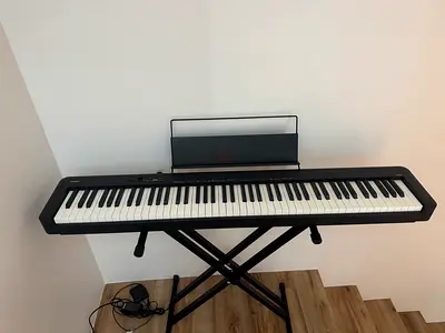 Casio 61-Key Portable Digital Piano with Stand and Pedal - Good Condition