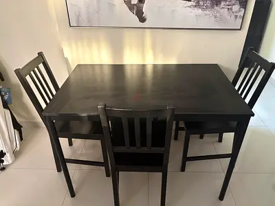 Table and chairs