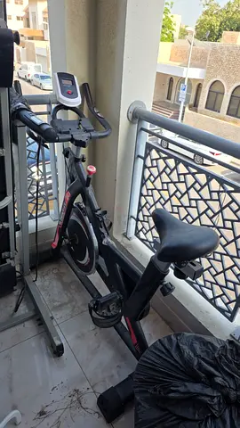 Used Indoor Exercise Spin Bike - Compact Home Stationary Bicycle