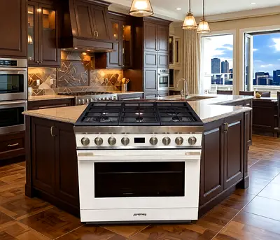 Free delivery Smeg freestanding top gas range with electric oven 90 cm - good working condition