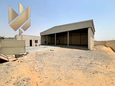 Factory or yard in Al Sajaa 10000 sqft with 3500 sqft warehouse and 70KW power brand new first use