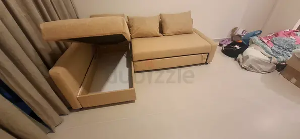 IkEA Frihten L shape Sofa cum bed Storage
