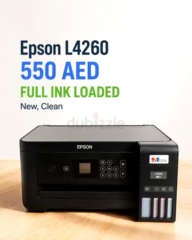 Epson L4260 All-in-One Printer — Full Ink Loaded, Like New