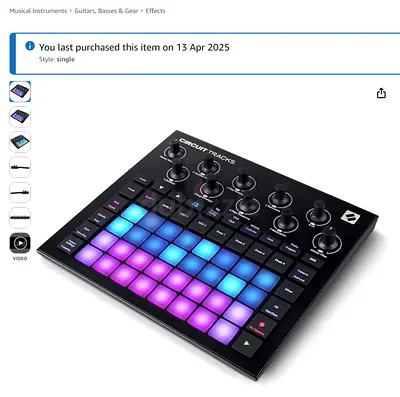 Novation Circuit Tracks Groovebox (Like New)