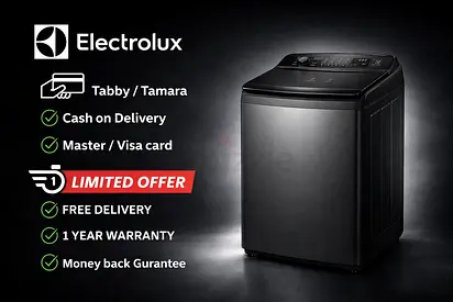 New Electrolux 12kg Top Load Washing Machine EWT1274M7SA | 700 RPM Inverter Motor | 1 Year Warranty