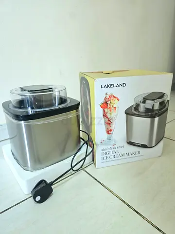 Lakeland Stainless Steel Digital Ice Cream Maker - Great Condition