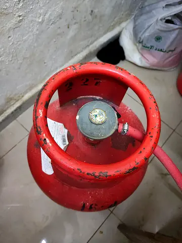 Used Red LPG Gas Cylinder (Domestic) - Good Working Condition