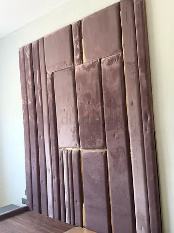 Super king size big headboard very good condition bed take all furniture for 5k aed