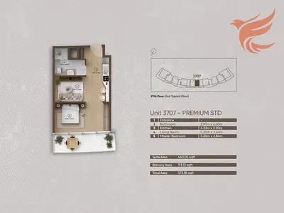 Premium Studio | Limited time offer only 1.05 M | Rak Central