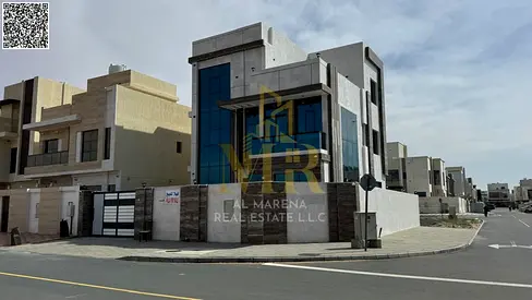 فيلا بسعر شامل رسوم التسجيل والتمليك على الشارع الرئيسي جاهزة للسكن في أرقي مناطق عجمان تملك حر لجميع الجنسيات..