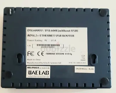 ADSL2+ Ethernet Router (DSL600E/DSL600EU) - Used