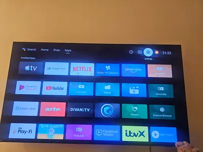 70 inch Smart LED TV - Android TV with Netflix, YouTube, Prime (Good Working Condition)