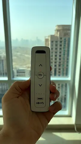 Somfy Remote Control for Motorized Blinds/Shades - White for 2 rollers + additional 2 normal curtain