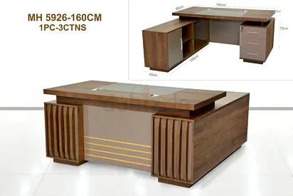 Brand New Modern Executive L Shape Table
