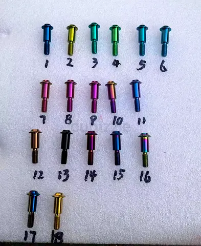 GR5 Titanium Bolts M4 M5 M6 M8 M10 for Motorcycle Bike Racing Custom Fasteners