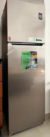 Silver Bompani 2-Door Refrigerator - Good Working Condition
