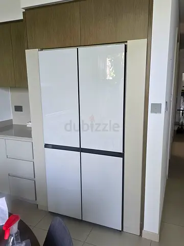 Modern Samsung Glass Four Doos Side-by-Side Refrigerator latest model perfect Condition