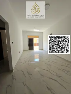 Apartment for annual rent in Ajman, Al Muwaihat, 3 rooms, a hall, two bathrooms and a master bedroo