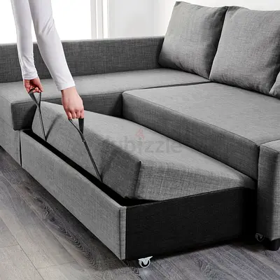 FRIHETEN Corner sofa-bed with storage