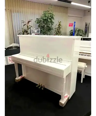 Kawai White Upright Piano Made in Japan