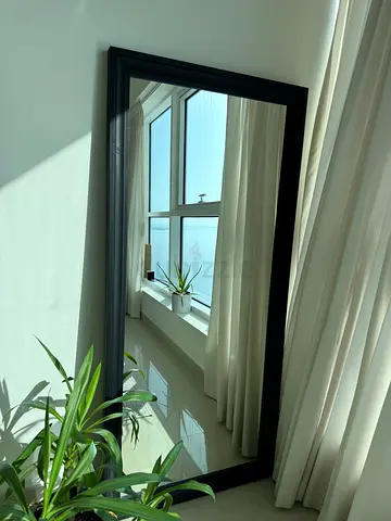 Black Tall Mirror