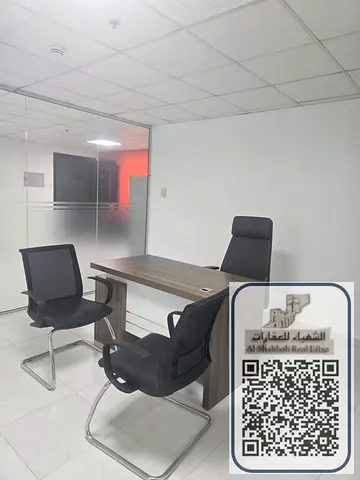 🔥 Fully Furnished Office for Annual Rent in Al Rashidiya 2 – Falcon Towers B1 🔥 An excellent oppo