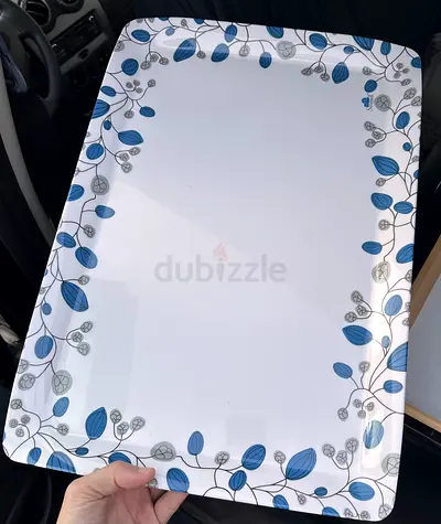 Melamine service tray