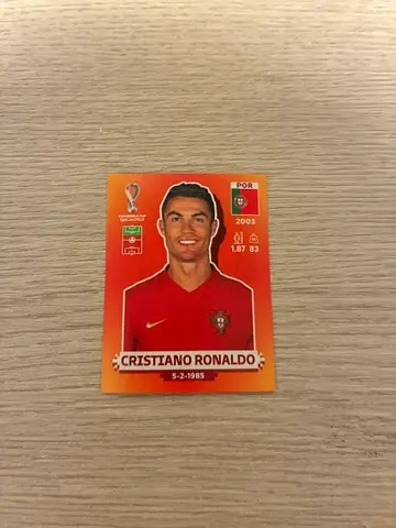 Cristiano Ronaldo World Cup 2022 Sticker / Trading Card (Portugal) - Single