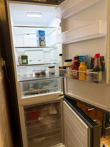 Used Double-Door Fridge with Freezer - Good Working Condition