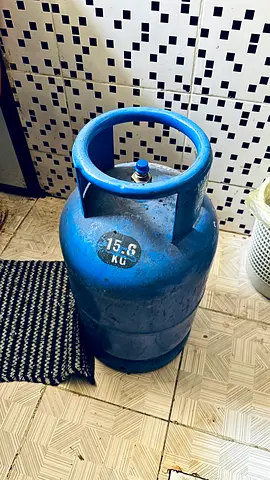 15 kg Blue LPG Gas Cylinder - Used