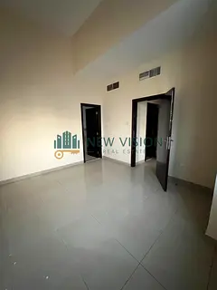 12 cheques | Security cheque | Free parking, gym &amp; pool | Sea view of Sharjah Mamzar | Opposite 