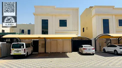 🏡🔥 فيلا فاخرة للإيجار في منطقة الزاهية – عجمان 🔥🏡 📍 موقع مميز جداً قريب من جميع الخدمات