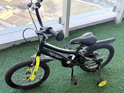 TidyBoy Kids Bicycle with Training Wheels - Good Condition