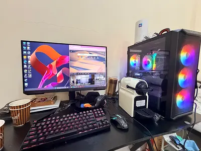 � للبيع Gaming Setup كامل ونظيف جدًا �
