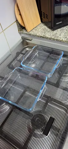 Set of 2 Glass container - kitchen storage