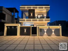 Luxury villa for sale in Al-Haliyo | Ground floor + First floor + Roof | Price includes registration