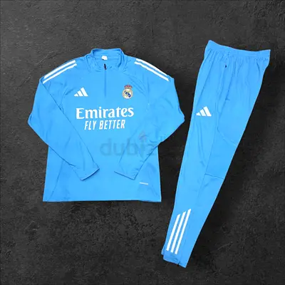 Real Madrid Adidas Training Tracksuit - Blue (Top + Pants)