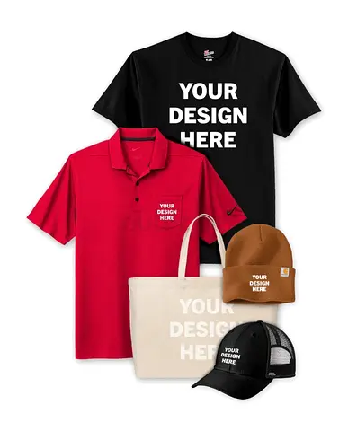 Custom Printed Black T-Shirt