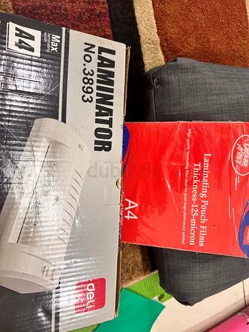 Laminator with A4 sheet