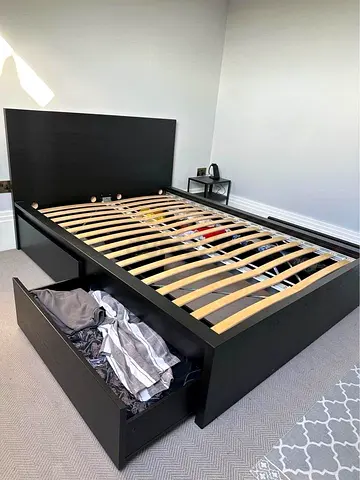 Ikea bed and mattress/queen size