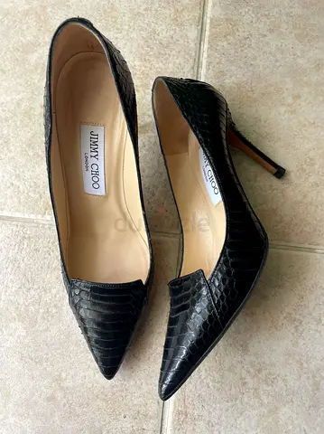 Jimmy Choo piton leather shoes size 37.5