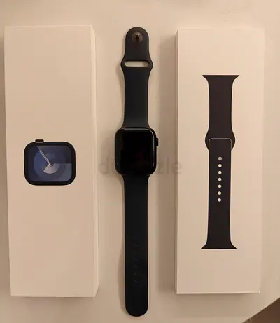 Apple Watch Series 9, 45mm with original box midnight bracelet - good working condition